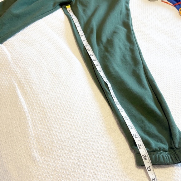 Peanuts Holiday Christmas‎ Graphic Print Sweatpants Green size M - Picture 8 of 8